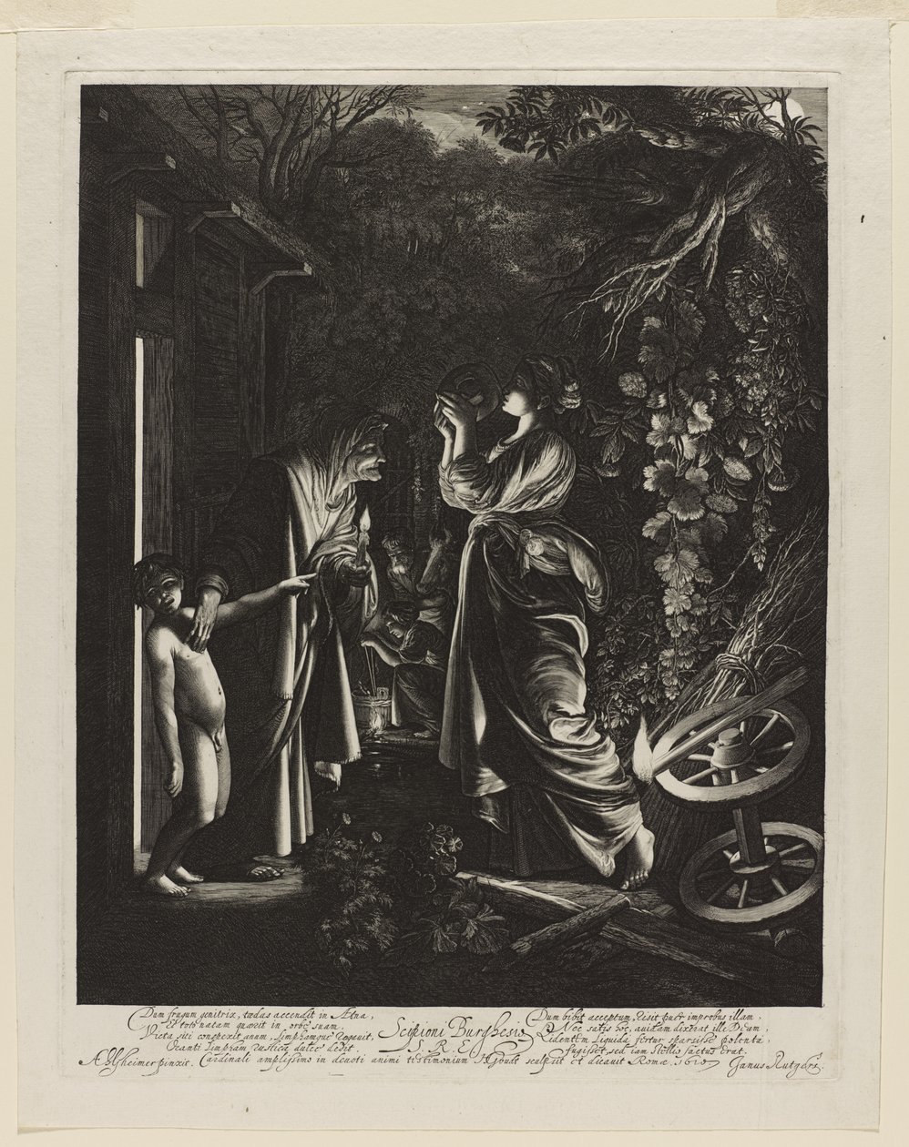 Die Verspottung der Ceres (Ceres sucht ihre Tochter) von Hendrik Goudt