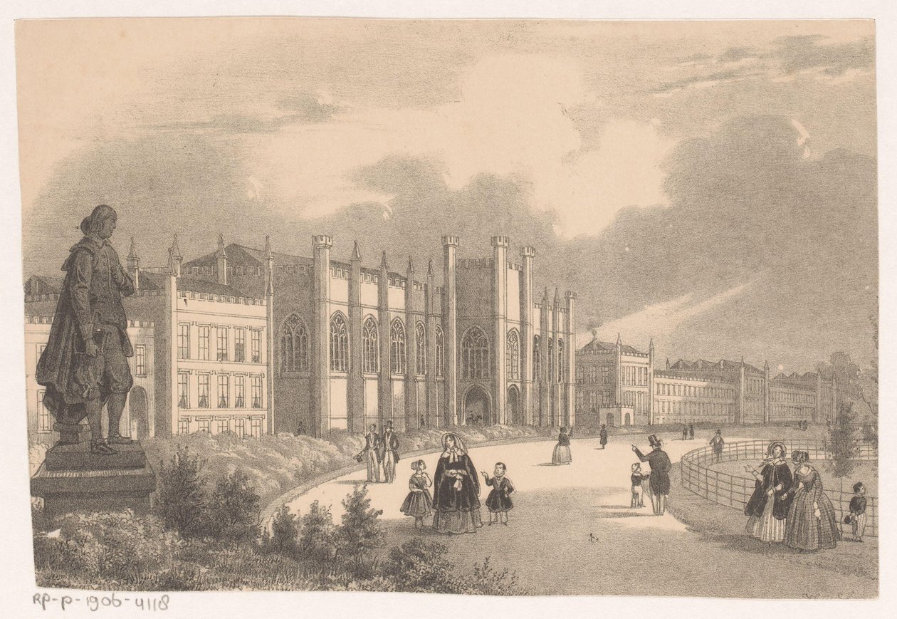 Blick auf das Willemshof im Willemspark um 1849 von Hendrik Wilhelmus Last