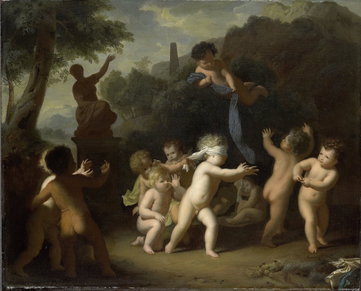 Putti beim Spielen von Hendrik van Limborch