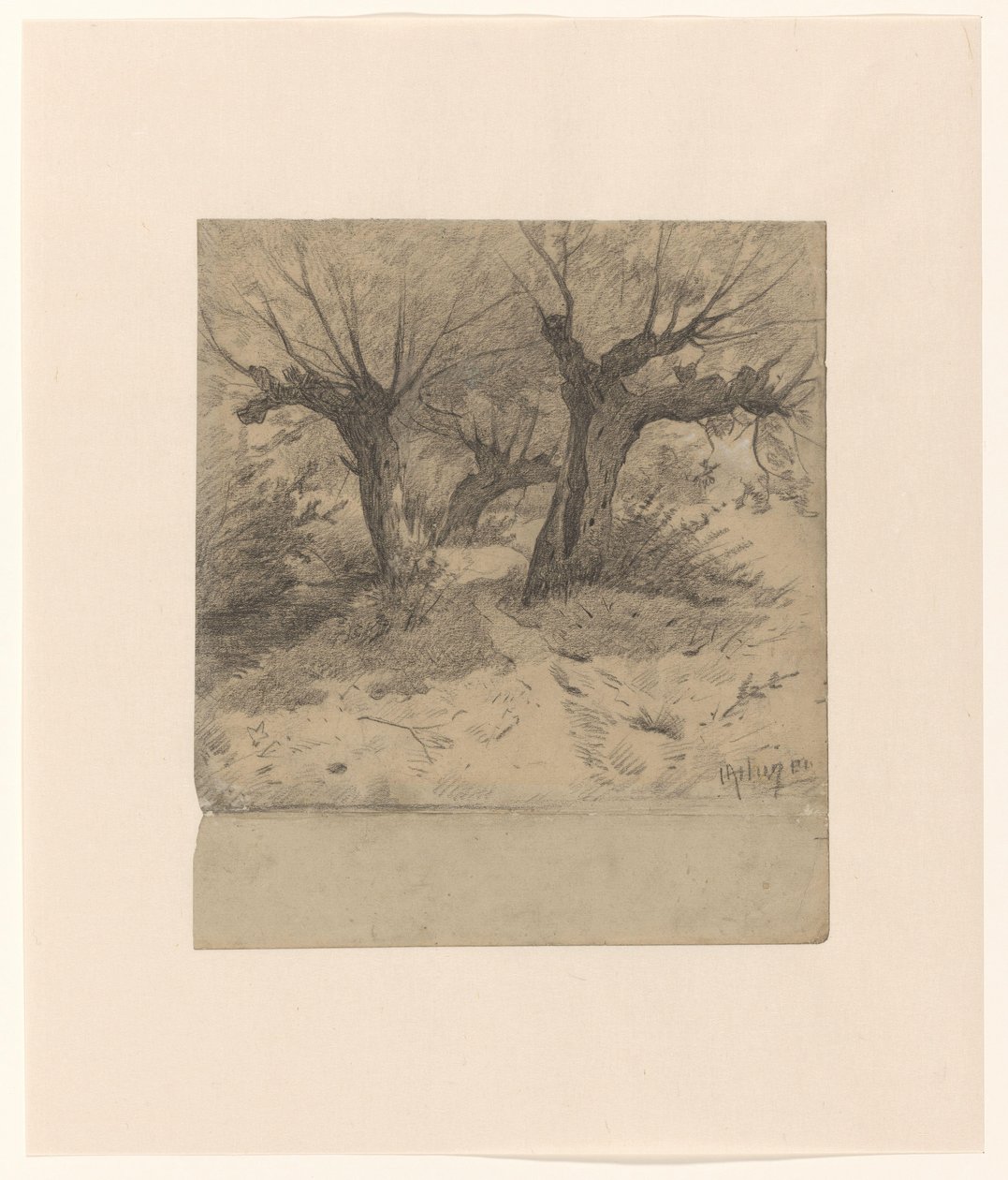Waldansicht von Hendrikus Alexander van Ingen