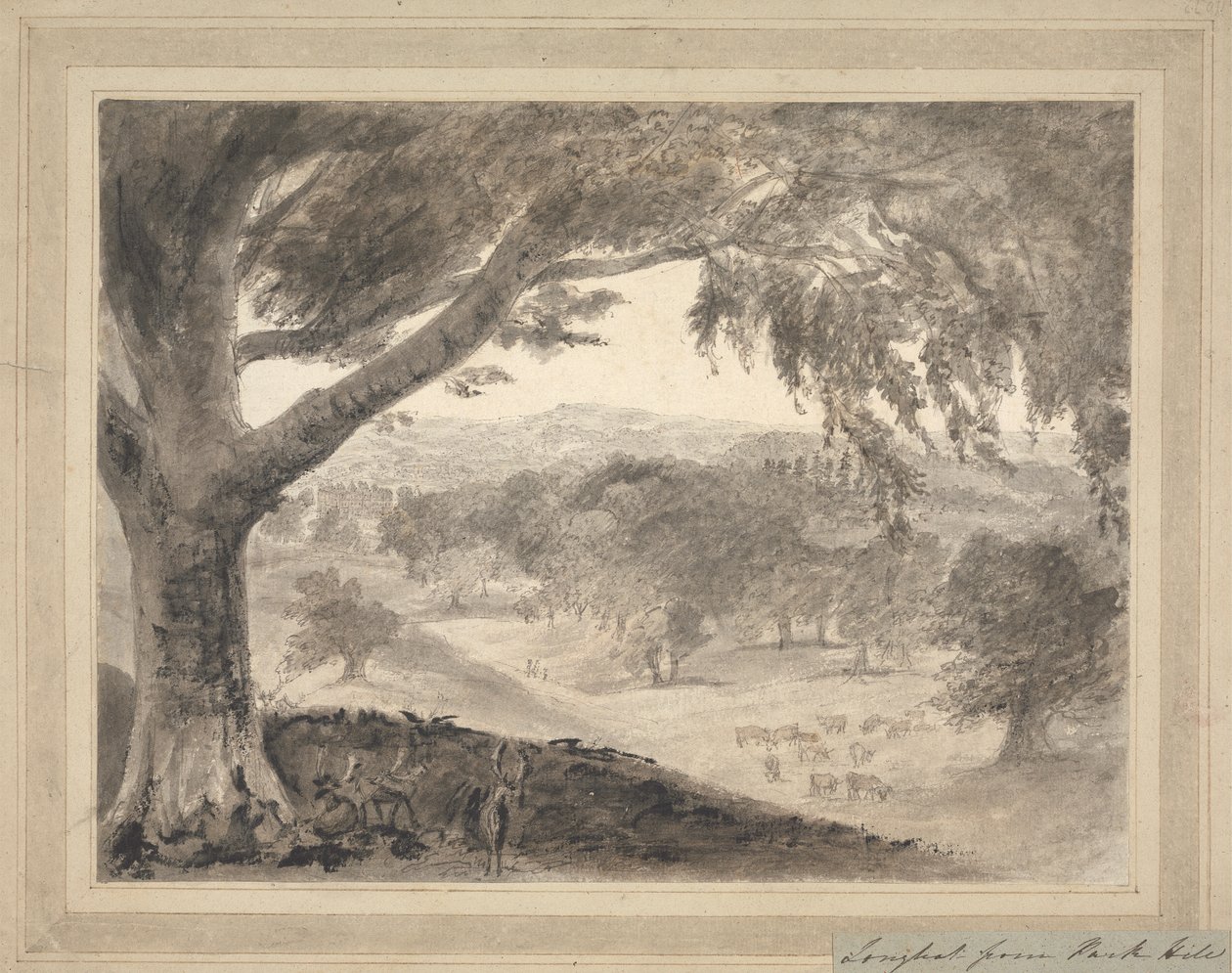 Longleat vom Park Hill von Heneage Finch fourth Earl of Aylesford