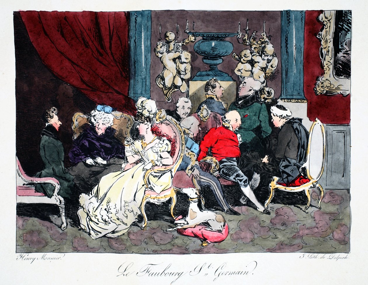 Le Faubourg St. Germain, Illustration aus 