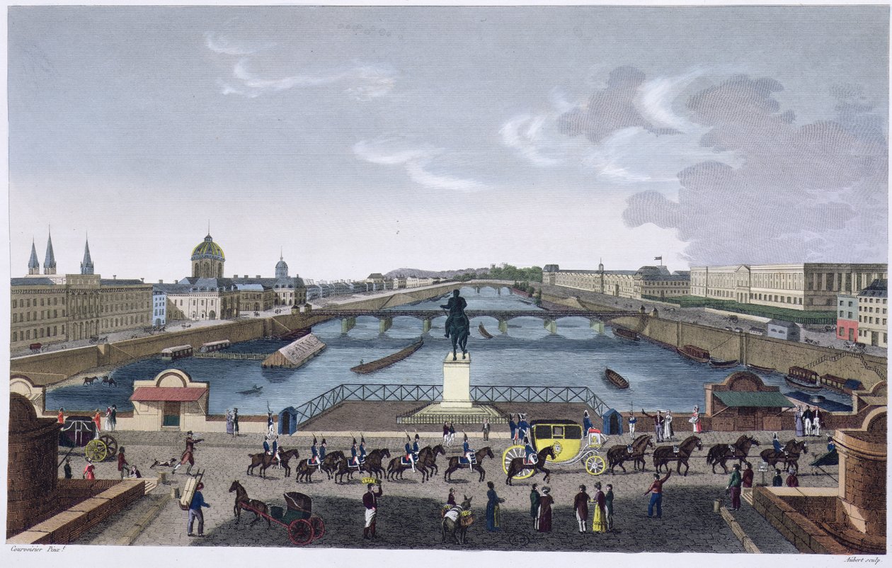 Die Pont Neuf, ca. 1815-20 von Henri Courvoisier Voisin