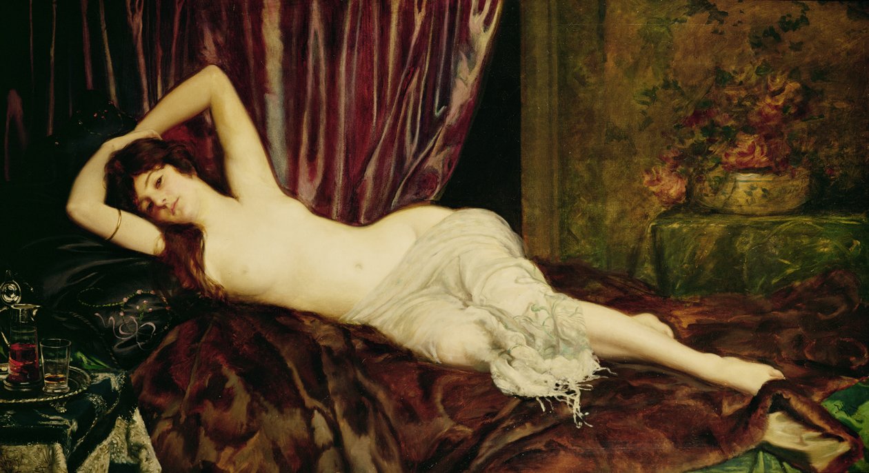 Liegender Akt von Ignace Henri Jean Fantin Latour