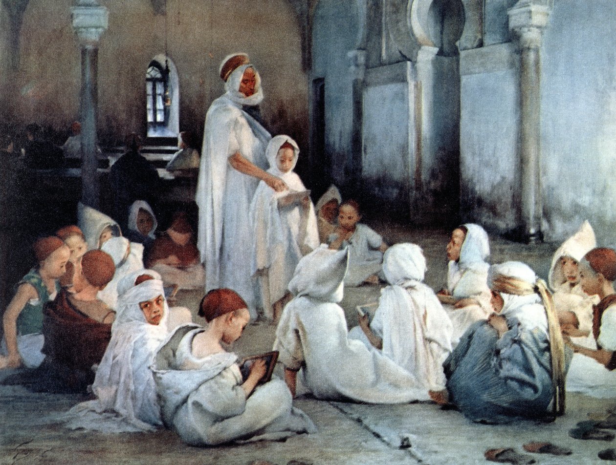 Eine arabische Schule in Tlemcen von Henri Jules Jean Geoffroy