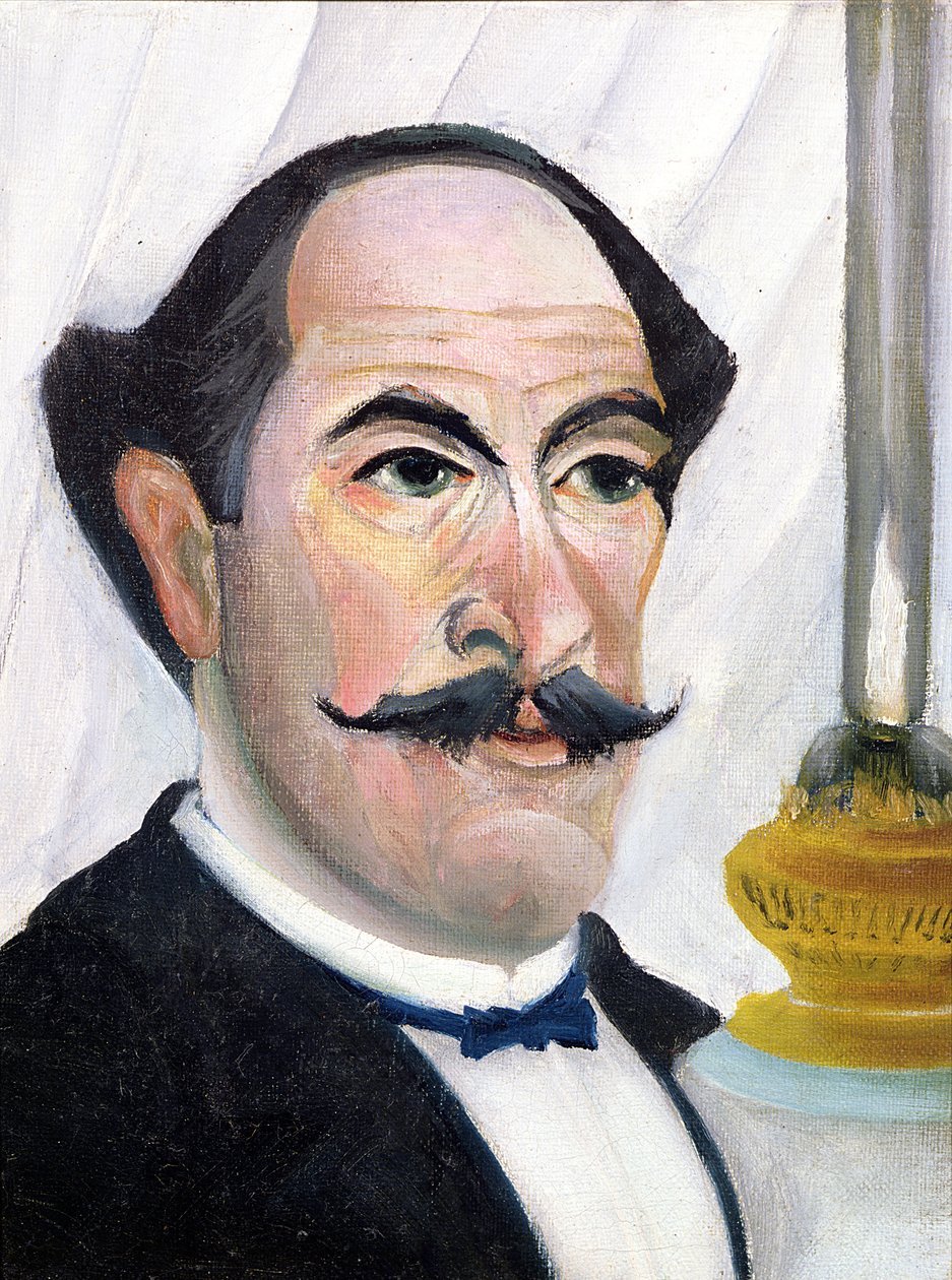 Selbstporträt, um 1900-03 von Henri Rousseau