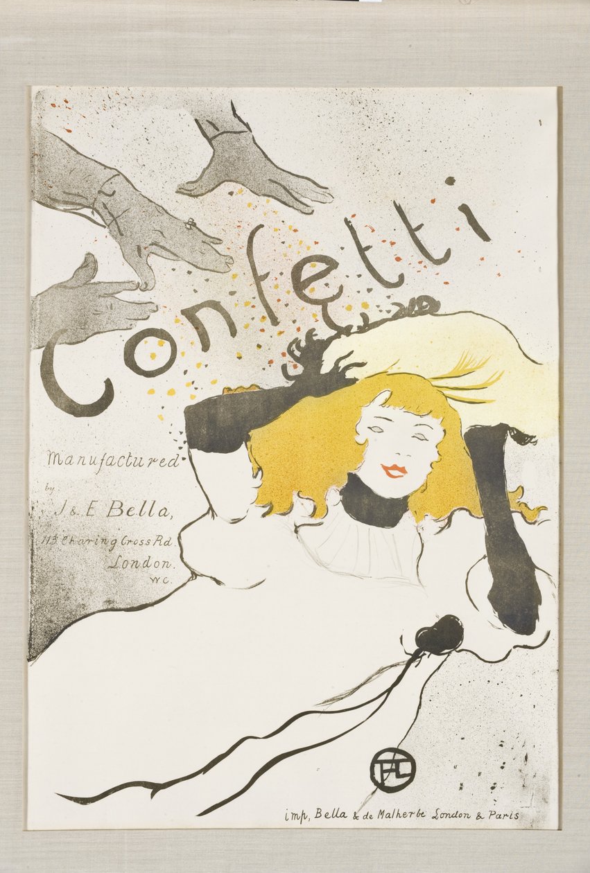 Konfetti, 1894 von Henri de Toulouse Lautrec