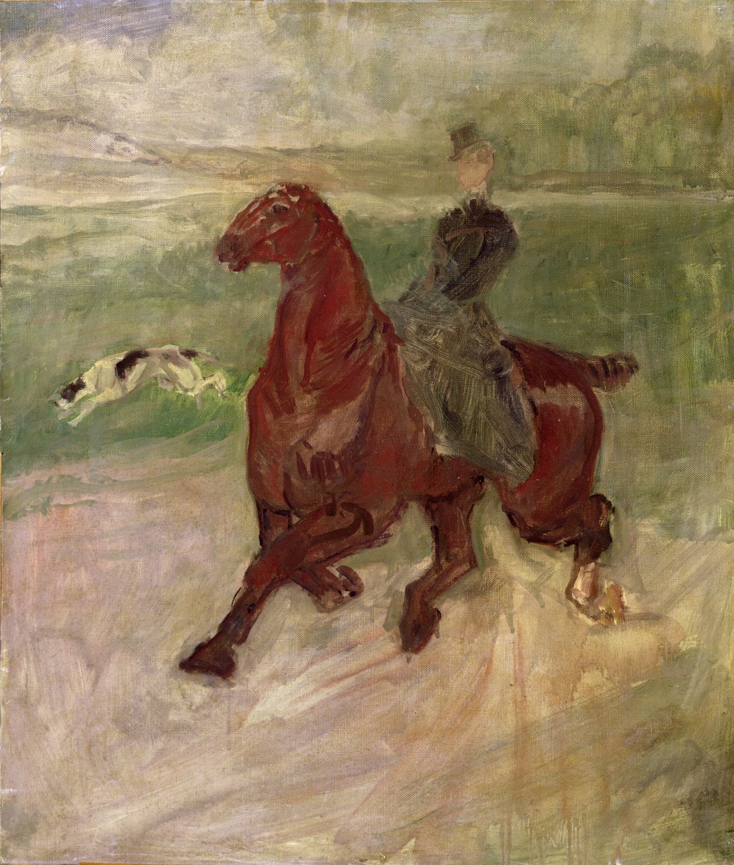 Die Amazone von Henri de Toulouse Lautrec