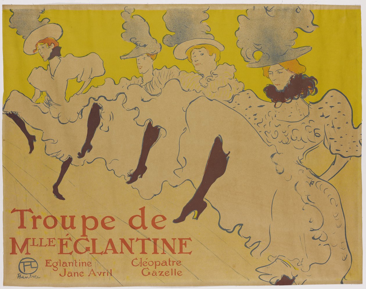 La Troupe de Mademoiselle Eglantine, 1895 von Henri de Toulouse Lautrec