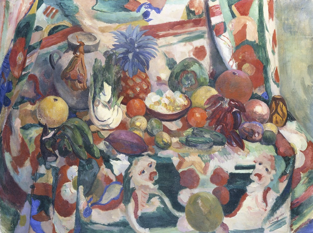 Exotisches Stillleben (Die Pampelmusen) von Henri Charles Manguin