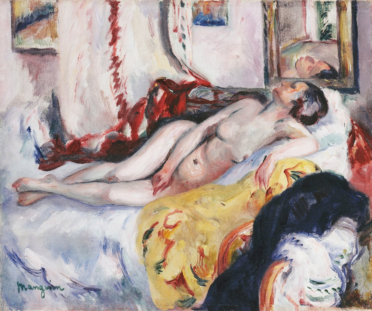 Schlafender Akt von Henri Charles Manguin