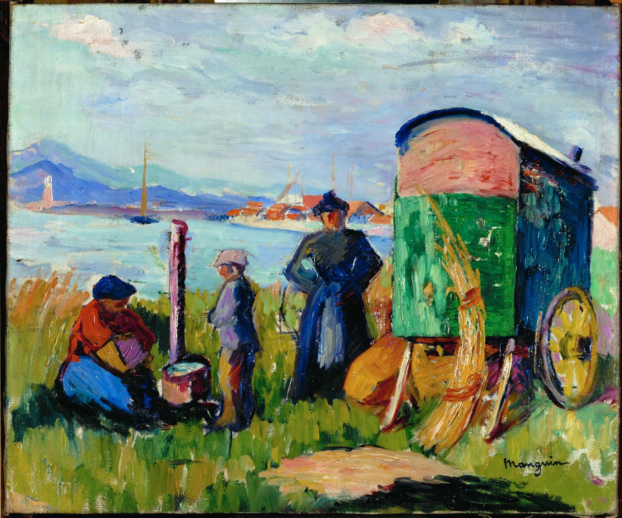 Der Zigeunerwagen von Henri-Charles Manguin