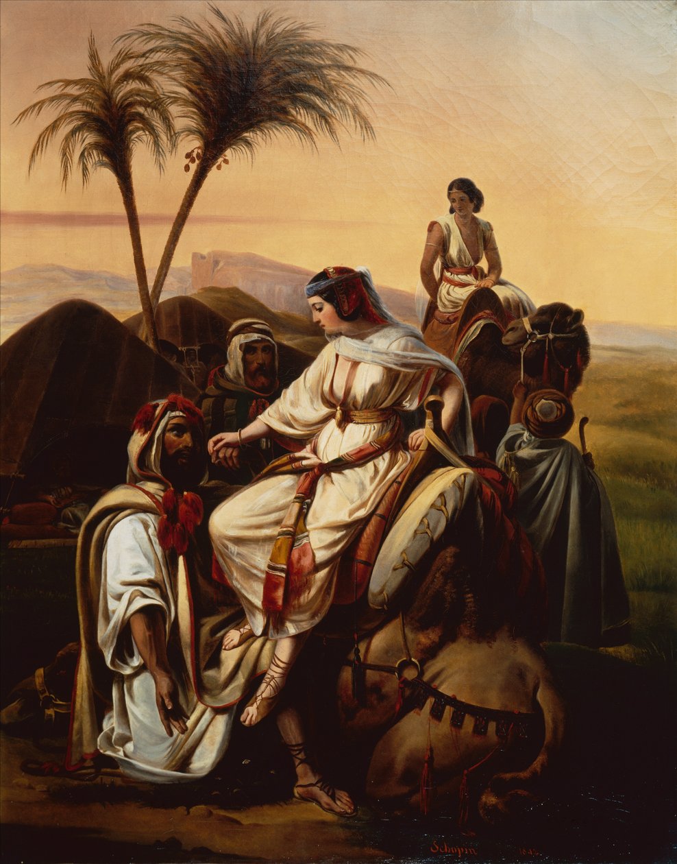 Boas begrüßt Ruth von Henri Frederic Schopin