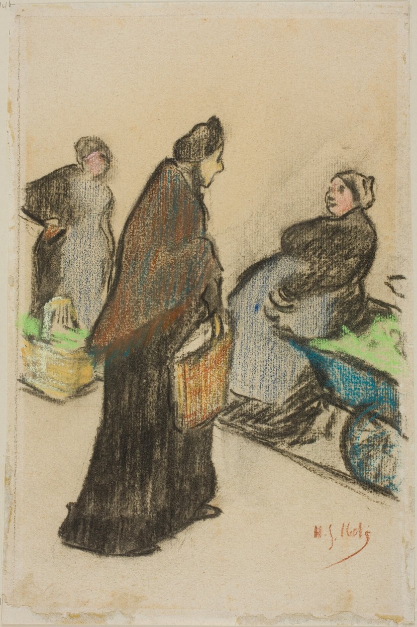 Marktfrauen von Henri-Gabriel Ibels