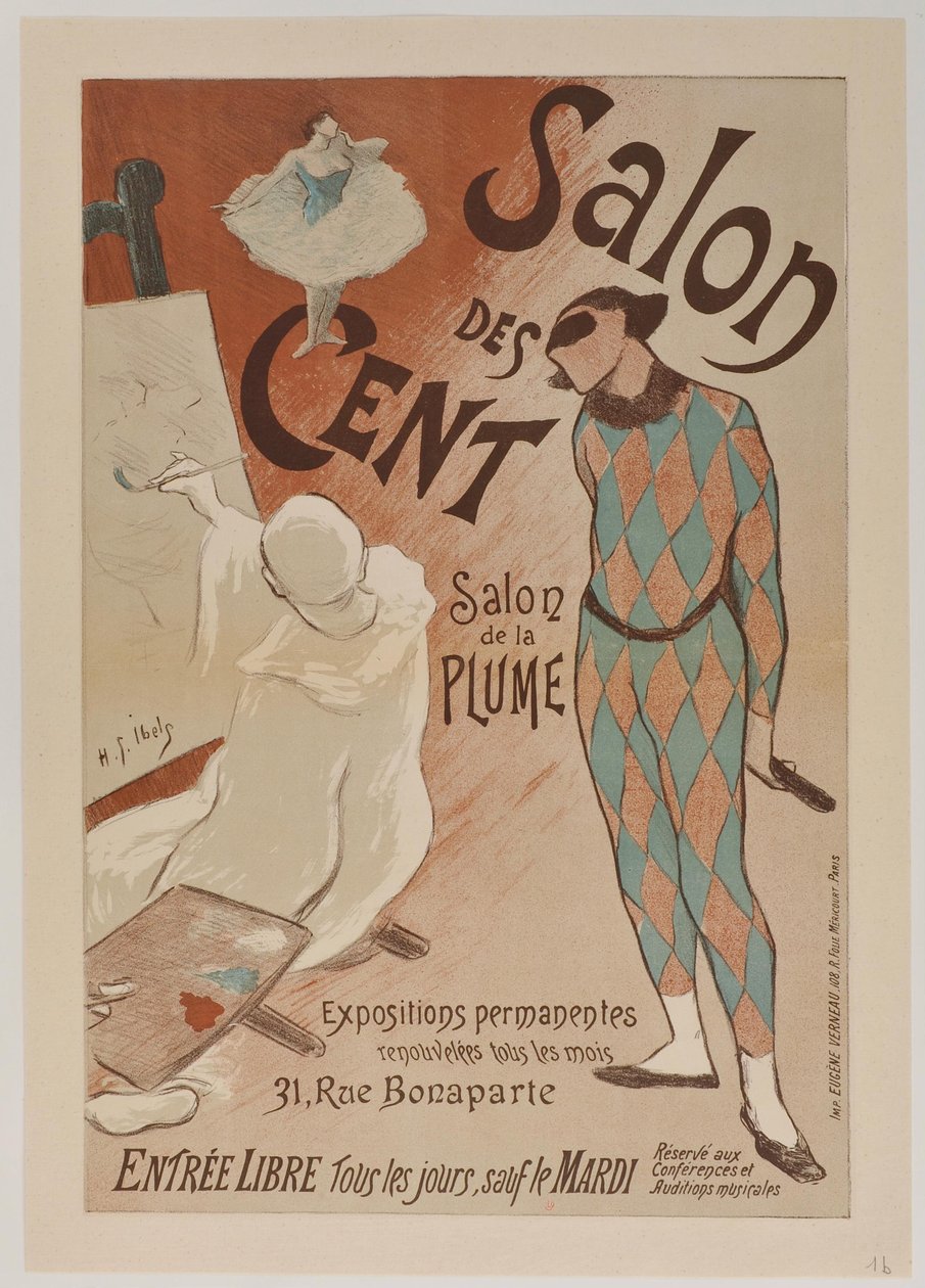 Salon des Cent. Februar 1894 von Henri-Gabriel Ibels