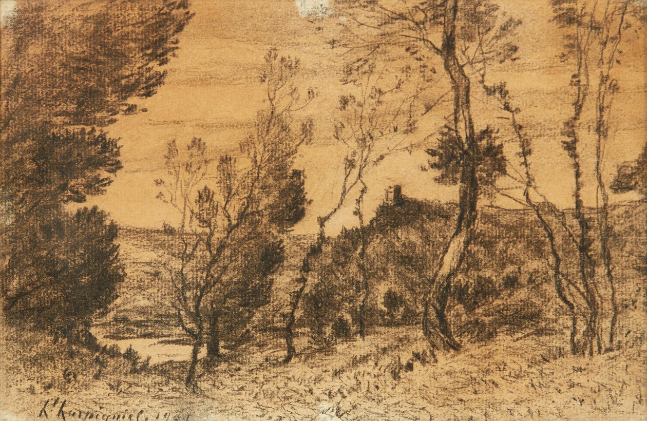 La Futaie von Henri-Joseph Harpignies