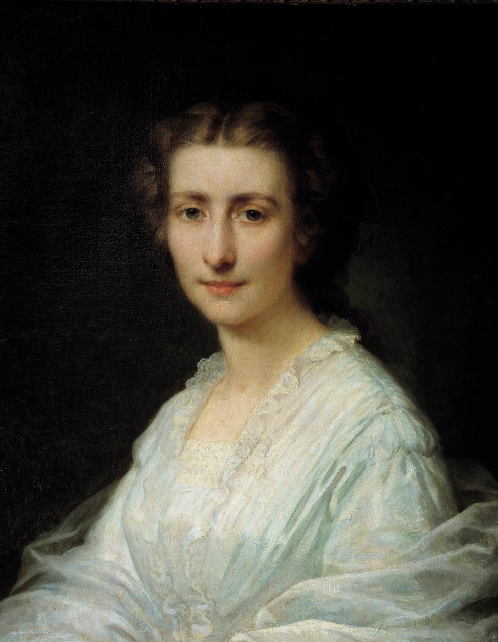Porträt einer Frau von Henri Lehmann