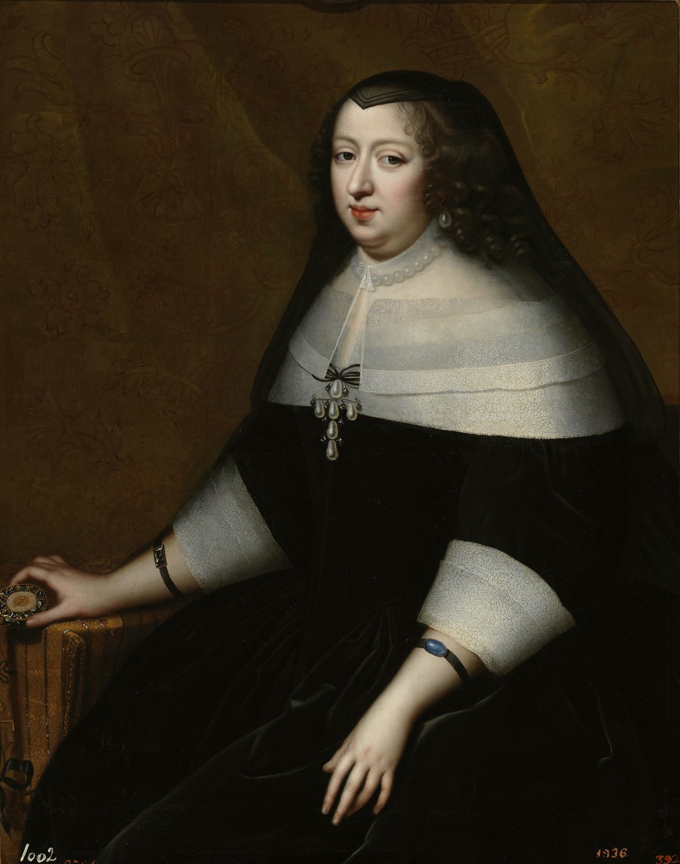 Porträt von Anne von Österreich 1601-1666, ca. 1659 von Henri Beaubrun