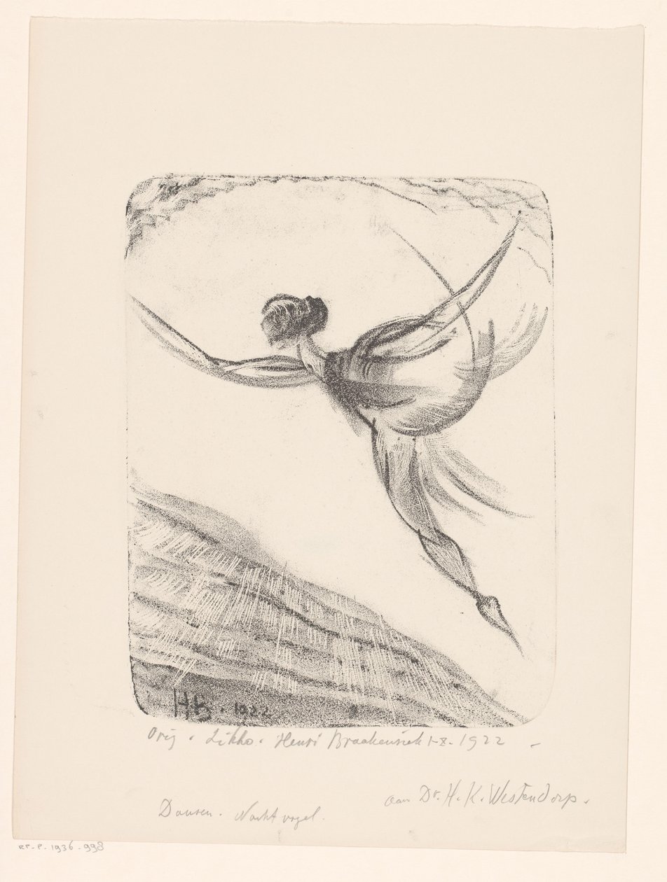 Tanzen. Nachtvogel von Henri Braakensiek (signed by artist)