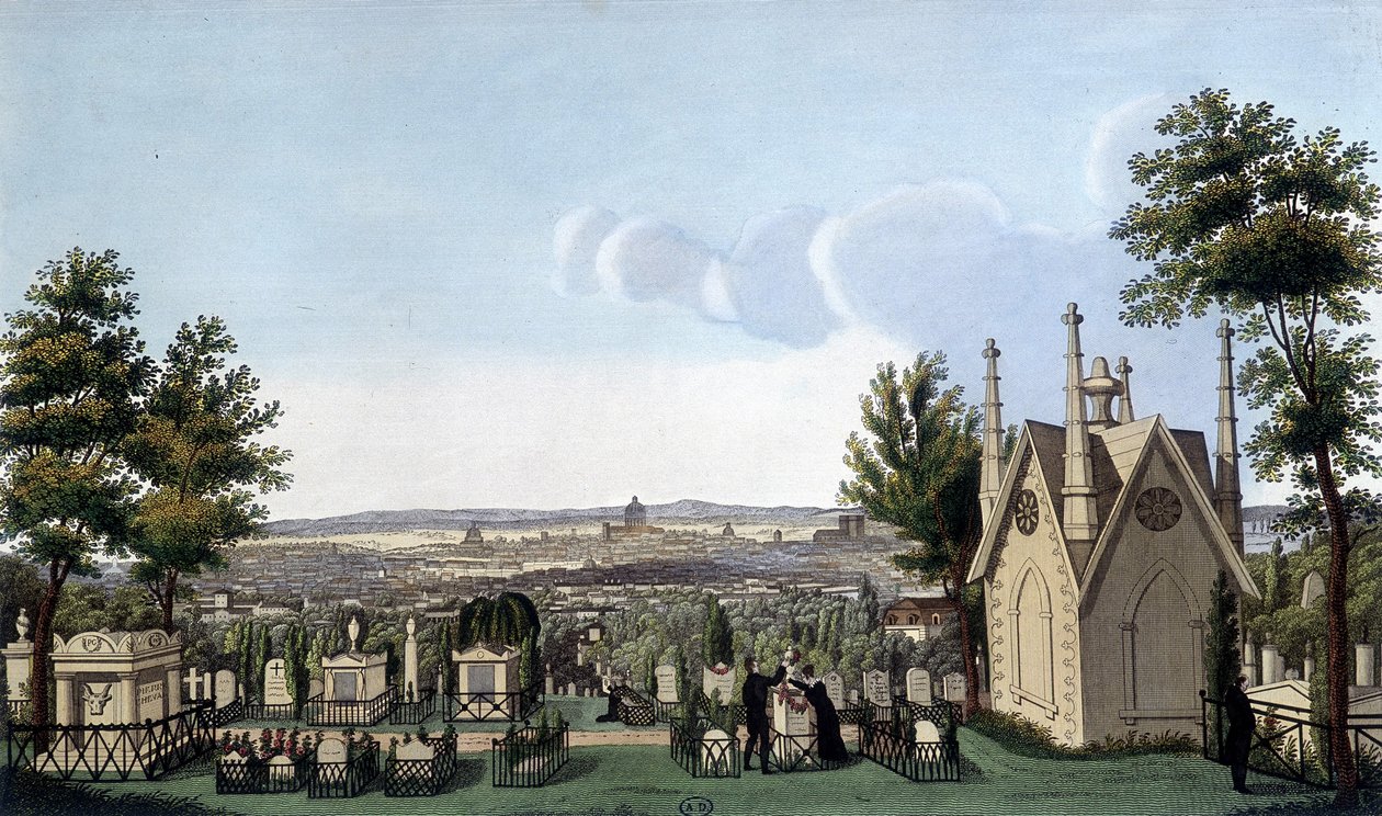 Friedhof Père Lachaise - von Courvoisier von Henri Courvoisier Voisin