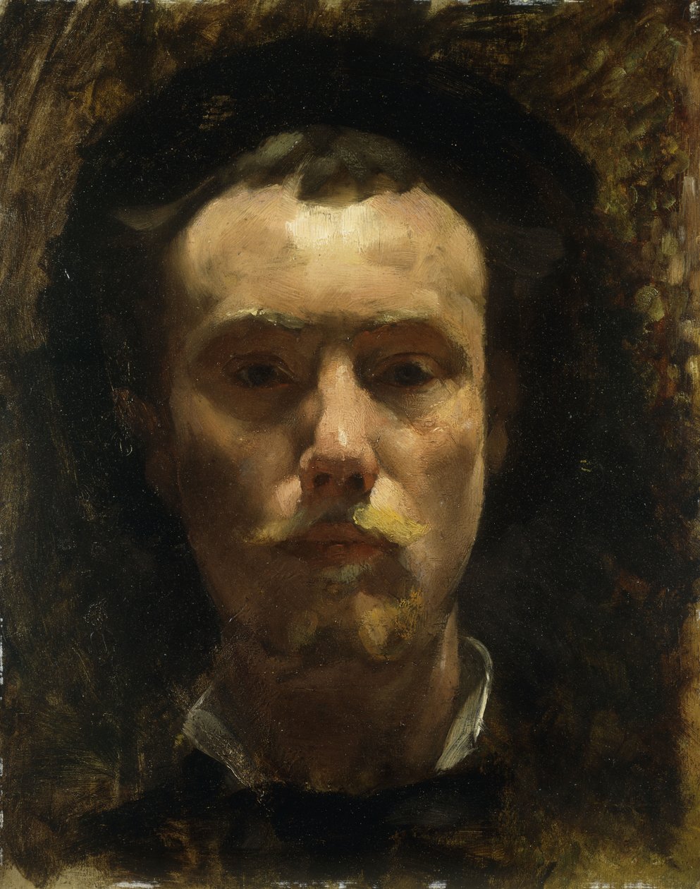 Selbstporträt, ca. 1885 von Henri Edmond Cross
