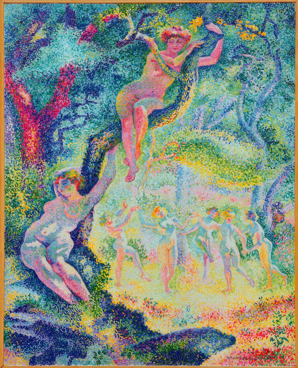 Die Lichtung von Henri-Edmond Cross