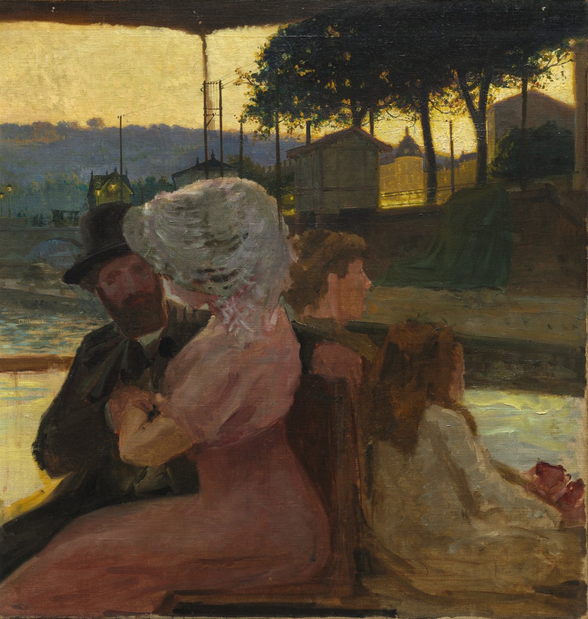 Auf dem Fluss, um 1900 von Henri Edmond Cross