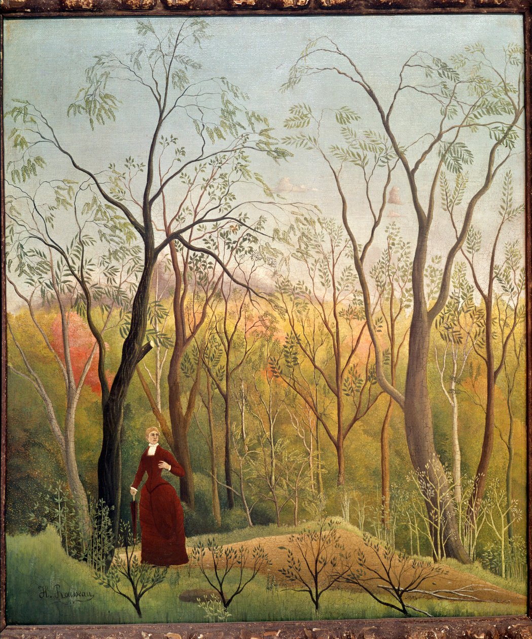 Ein Spaziergang im Wald von Henri Emilien Rousseau