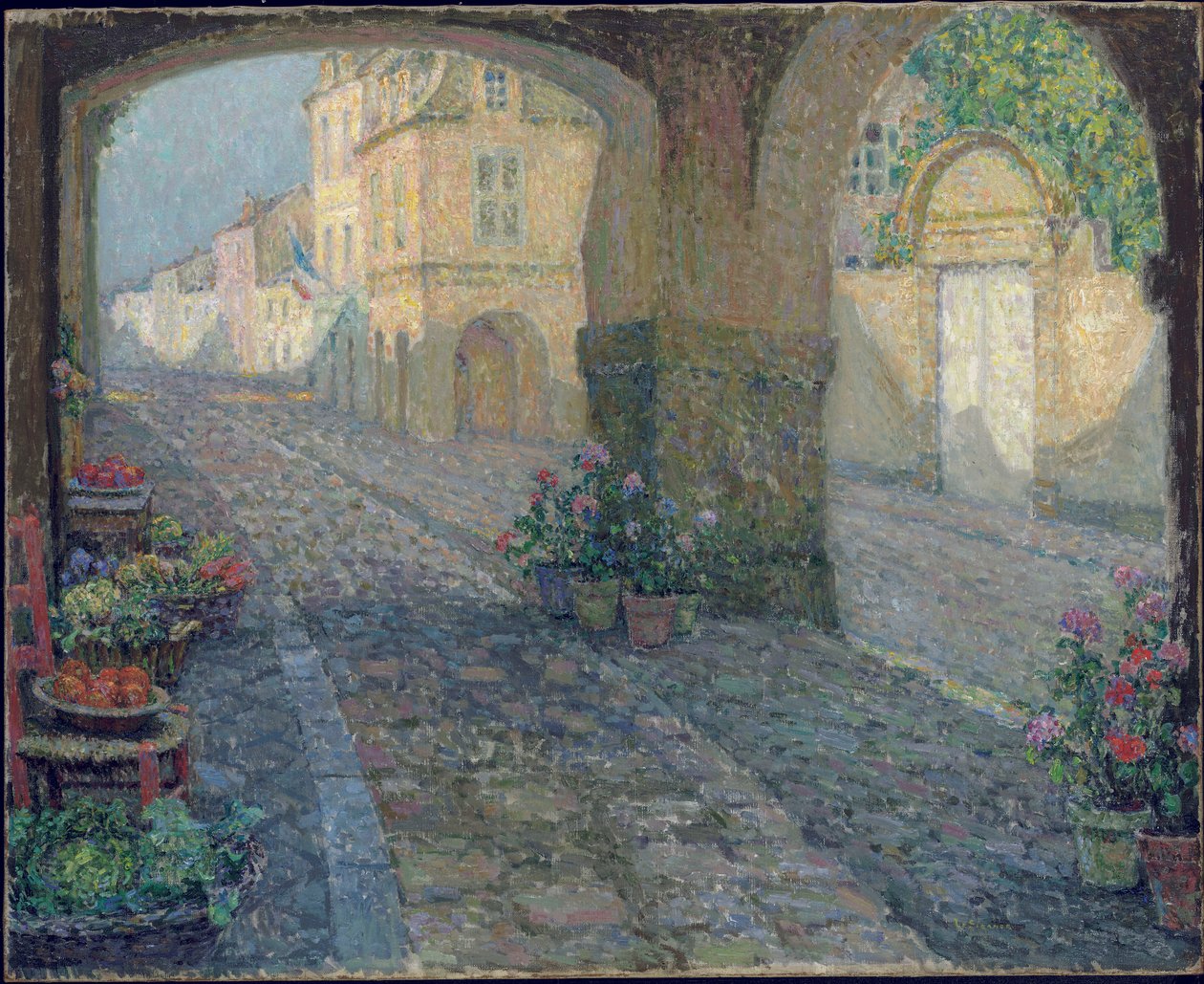 Boutique in der alten Veranda von Henri Eugene Augustin Le Sidaner