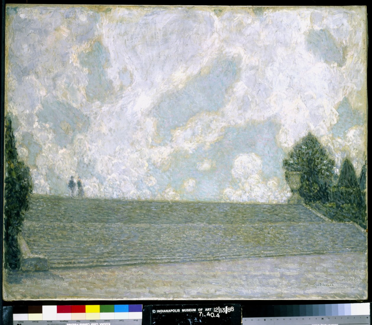 Die Stufen des Palastes von Versailles (Les Marches Du Palais Versailles) von Henri Eugene Augustin Le Sidaner