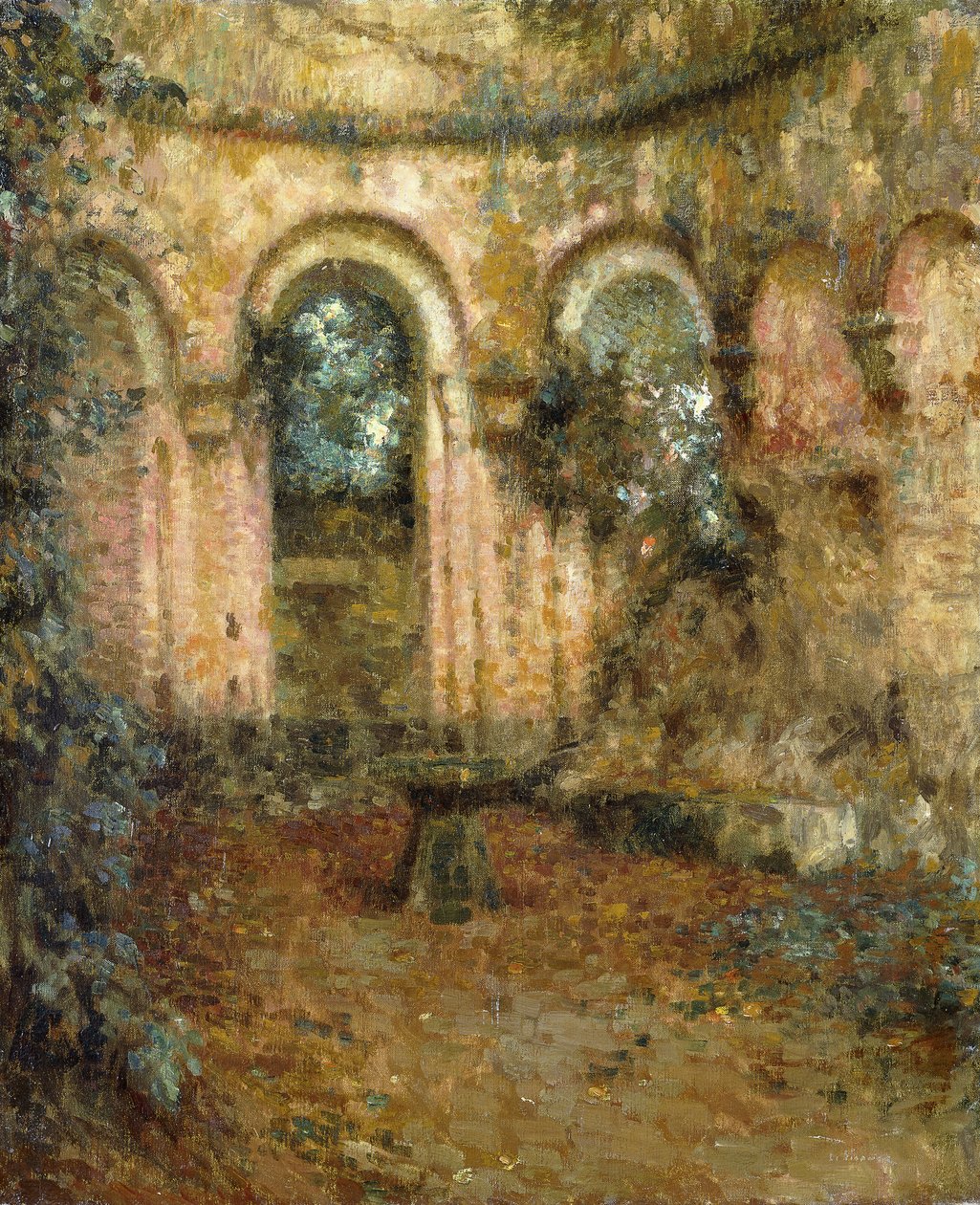 Die Burganlage von Henri Eugene Augustin Le Sidaner
