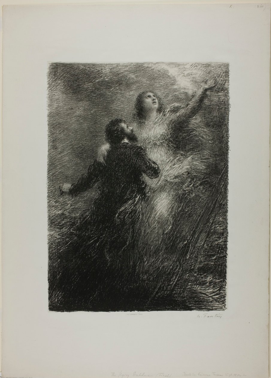 Finale des Fliegenden Holländers, zweite Platte von Henri Fantin-Latour