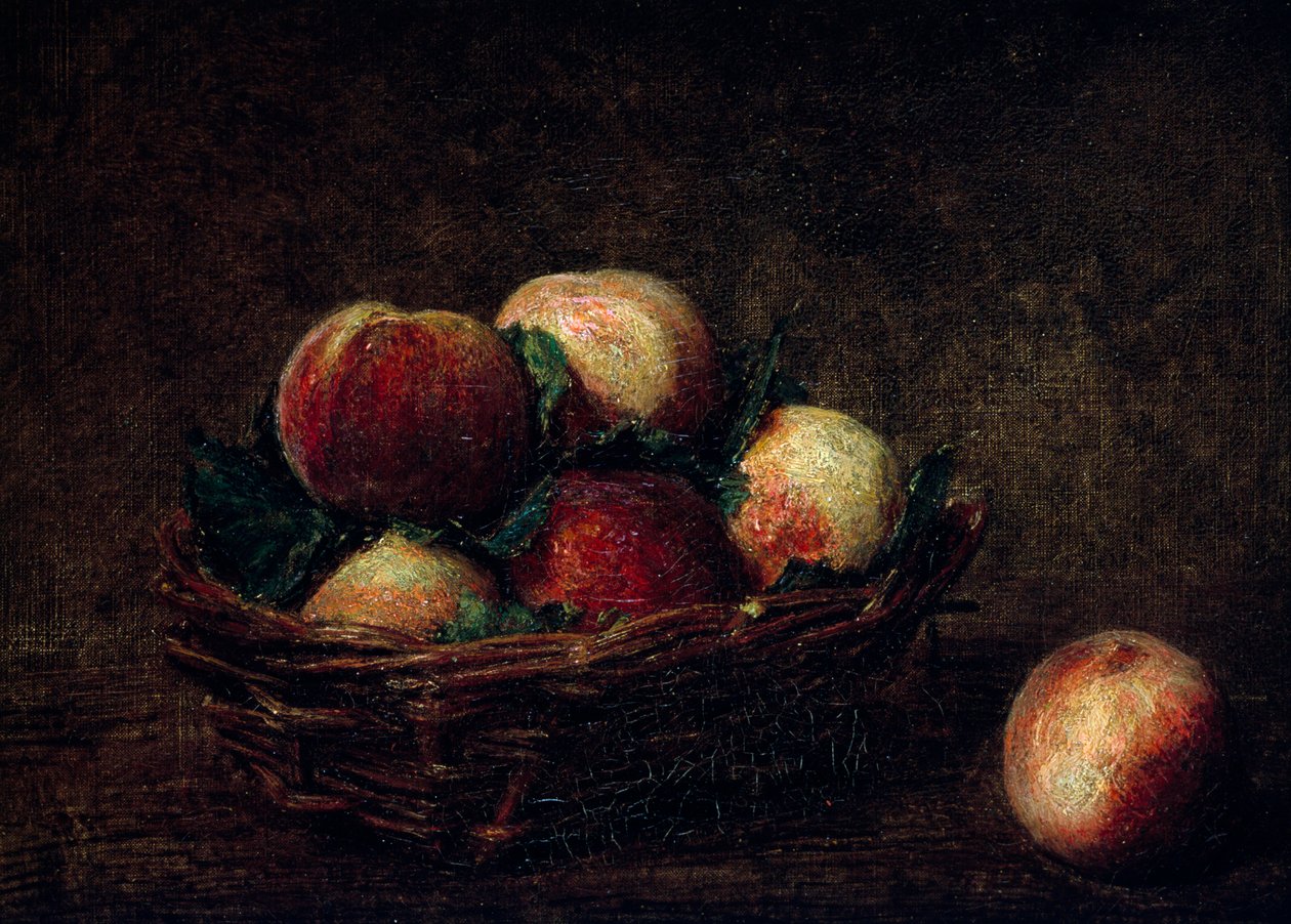 Stillleben mit Pfirsichen von Henri Fantin-Latour
