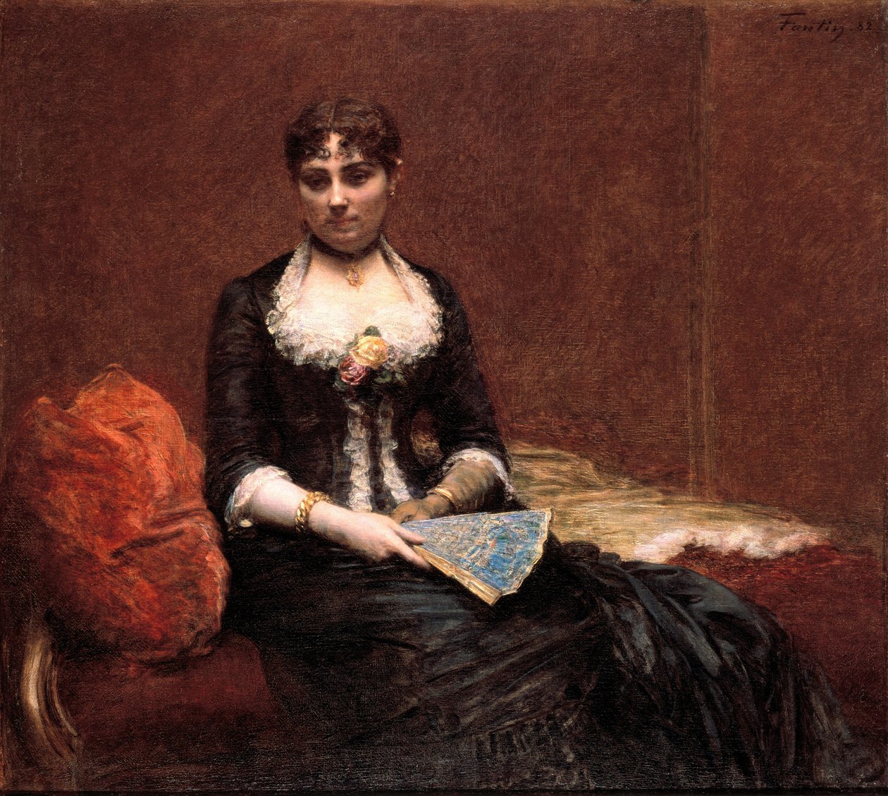 Porträt von Madame Léon Maître von Henri Fantin-Latour