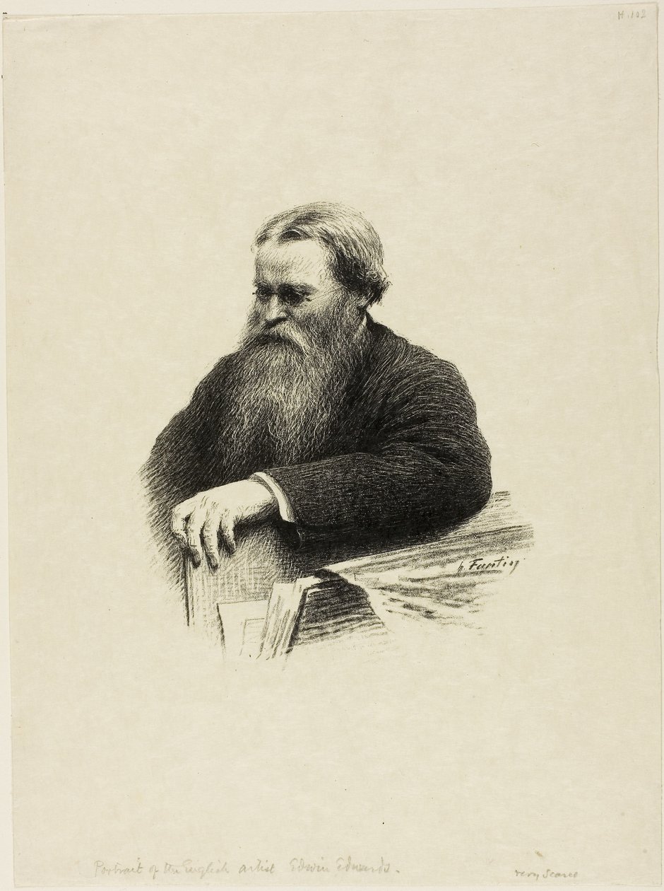 Porträt des Künstlers Edwin Edwards von Henri Fantin Latour
