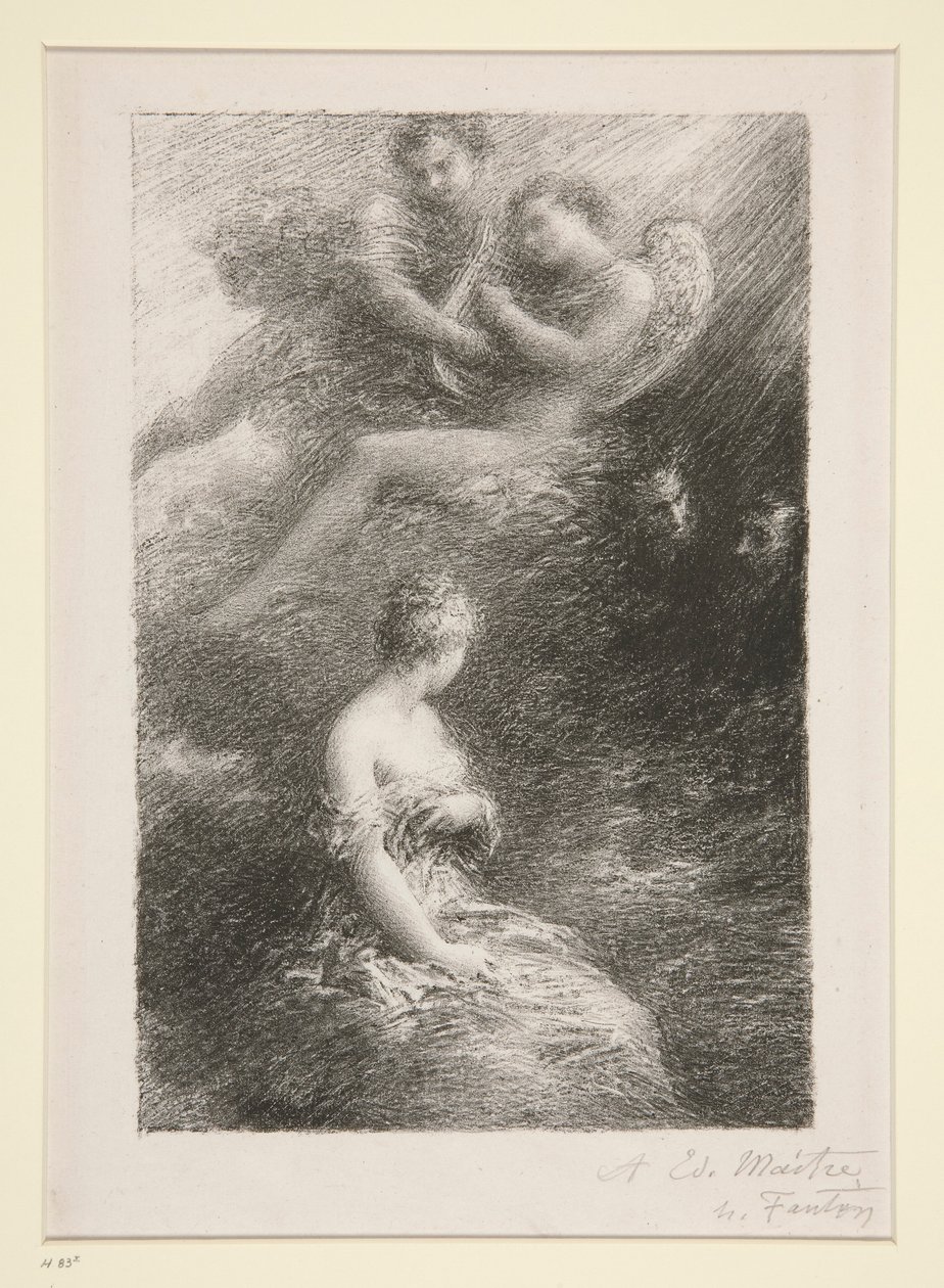 Die Verdammnis von Faust: Erscheinung von Marguerite von Ignace Henri Jean Fantin Latour