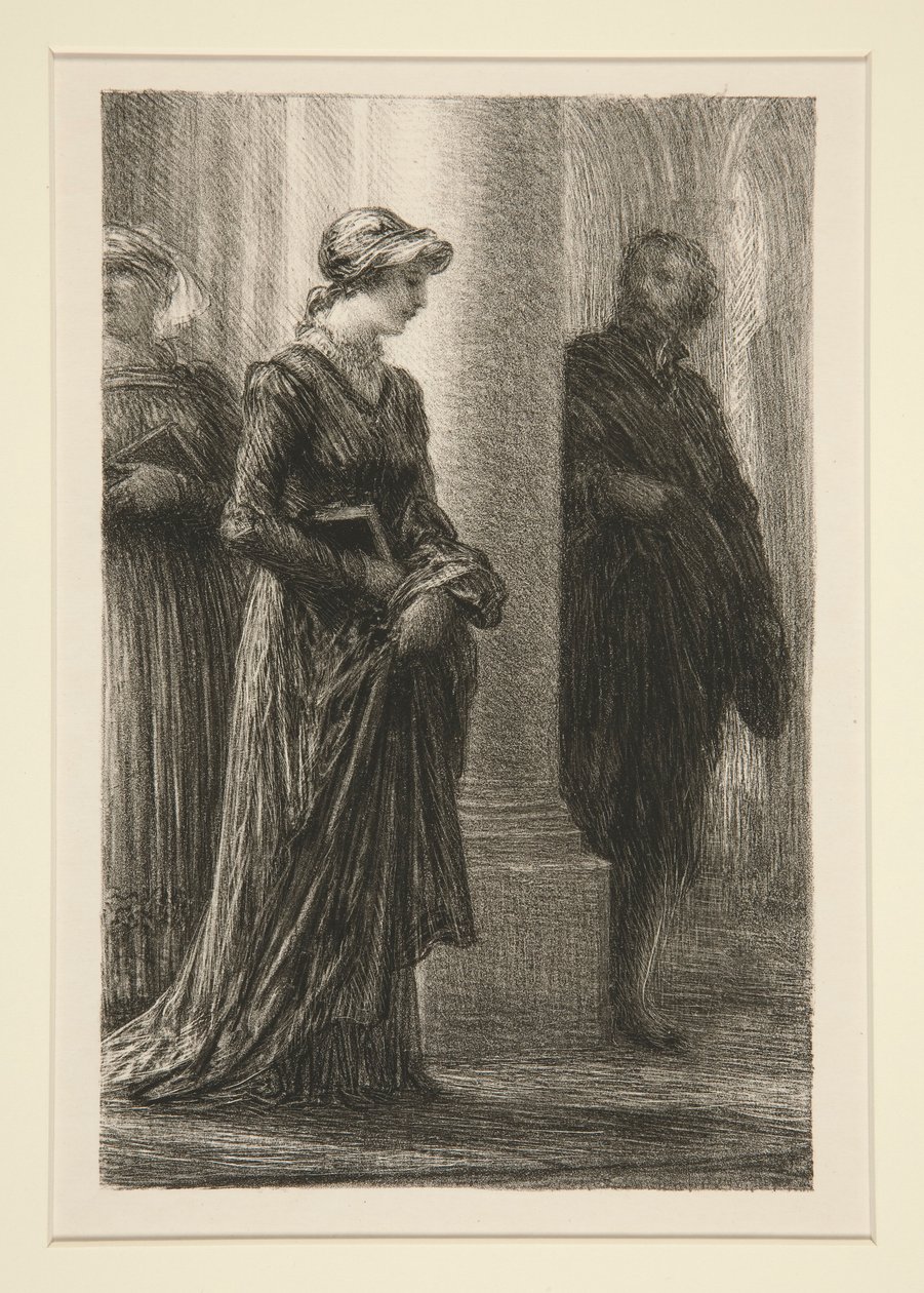 Die Meistersinger von Nürnberg: Akt I, Begegnung von Walther und d von Ignace Henri Jean Fantin Latour