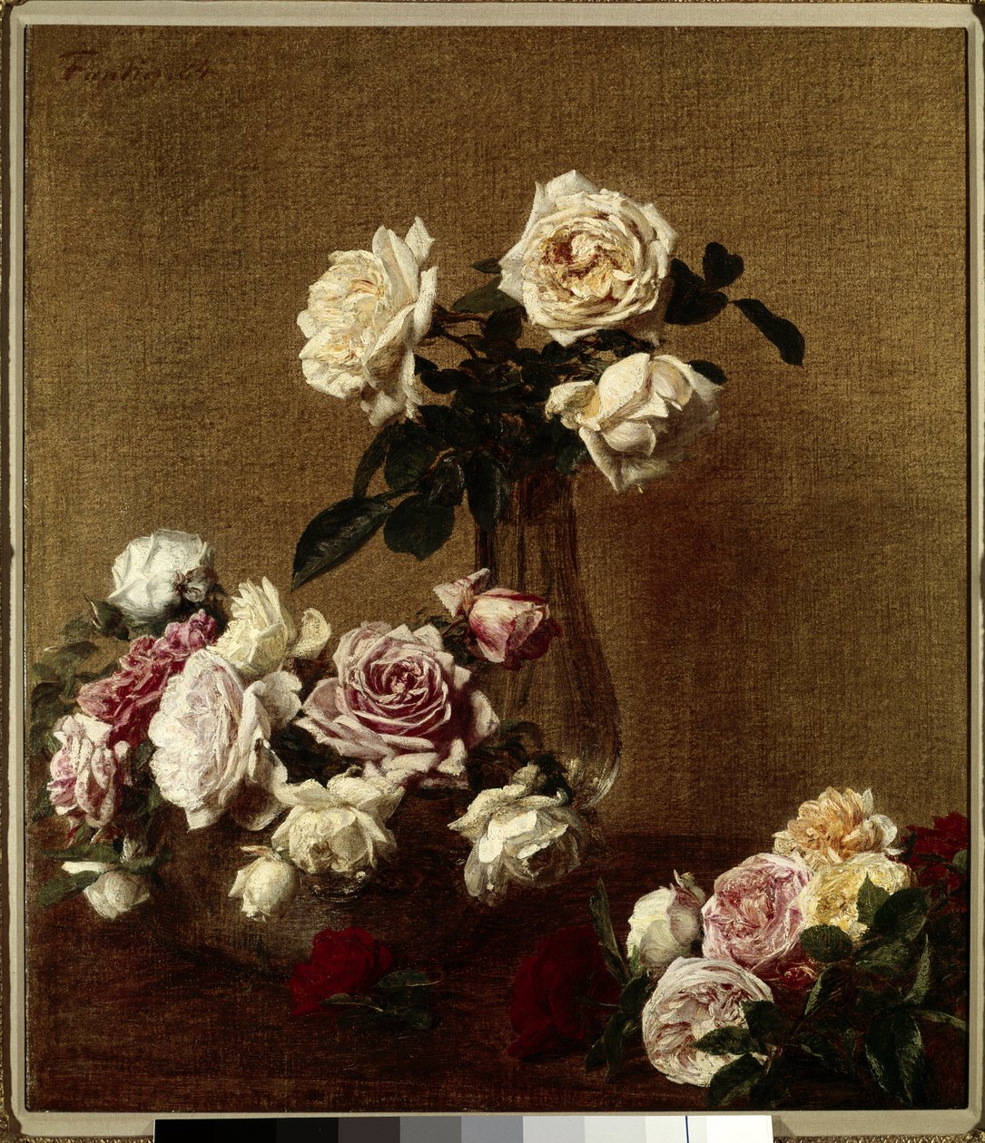 Die Rosen von Ignace Henri Jean Fantin Latour
