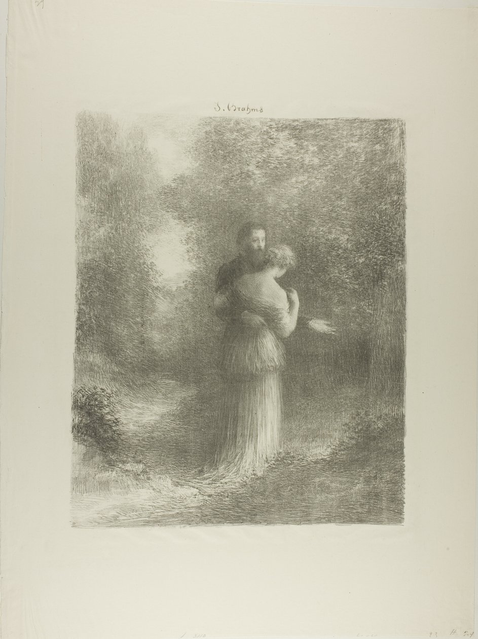 Liebesgedichte, erste Platte von Ignace Henri Jean Fantin Latour