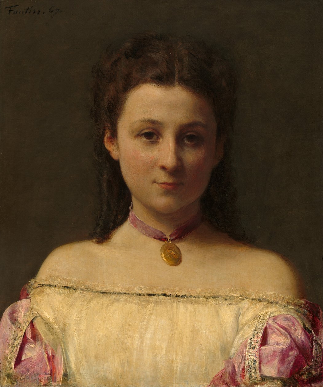 Mademoiselle de Fitz-James von Ignace Henri Jean Fantin-Latour