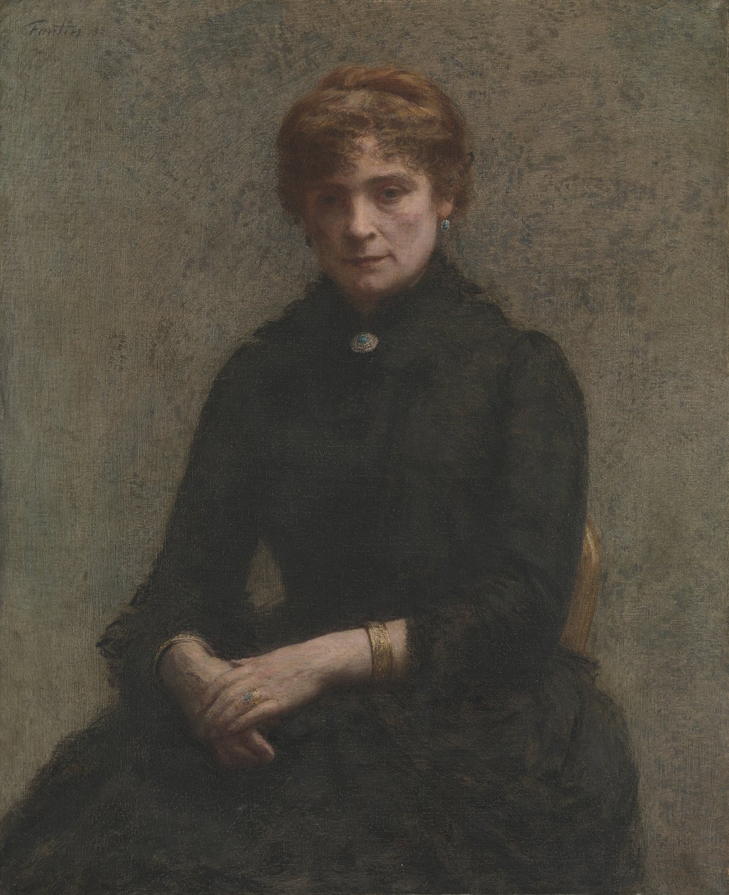 Porträt einer Frau, 1885 von Ignace Henri Jean Fantin-Latour