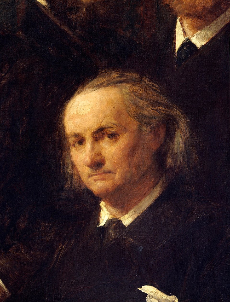 Porträt des Dichters Charles Baudelaire (1821-1867) (Detail) von Ignace Henri Jean Fantin Latour