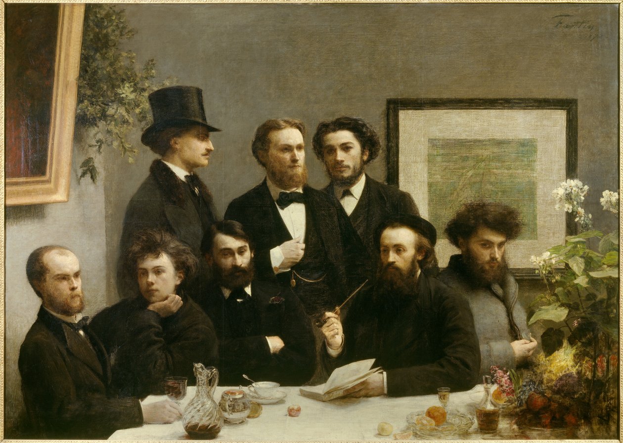 Tischecke von Ignace Henri Jean Fantin Latour