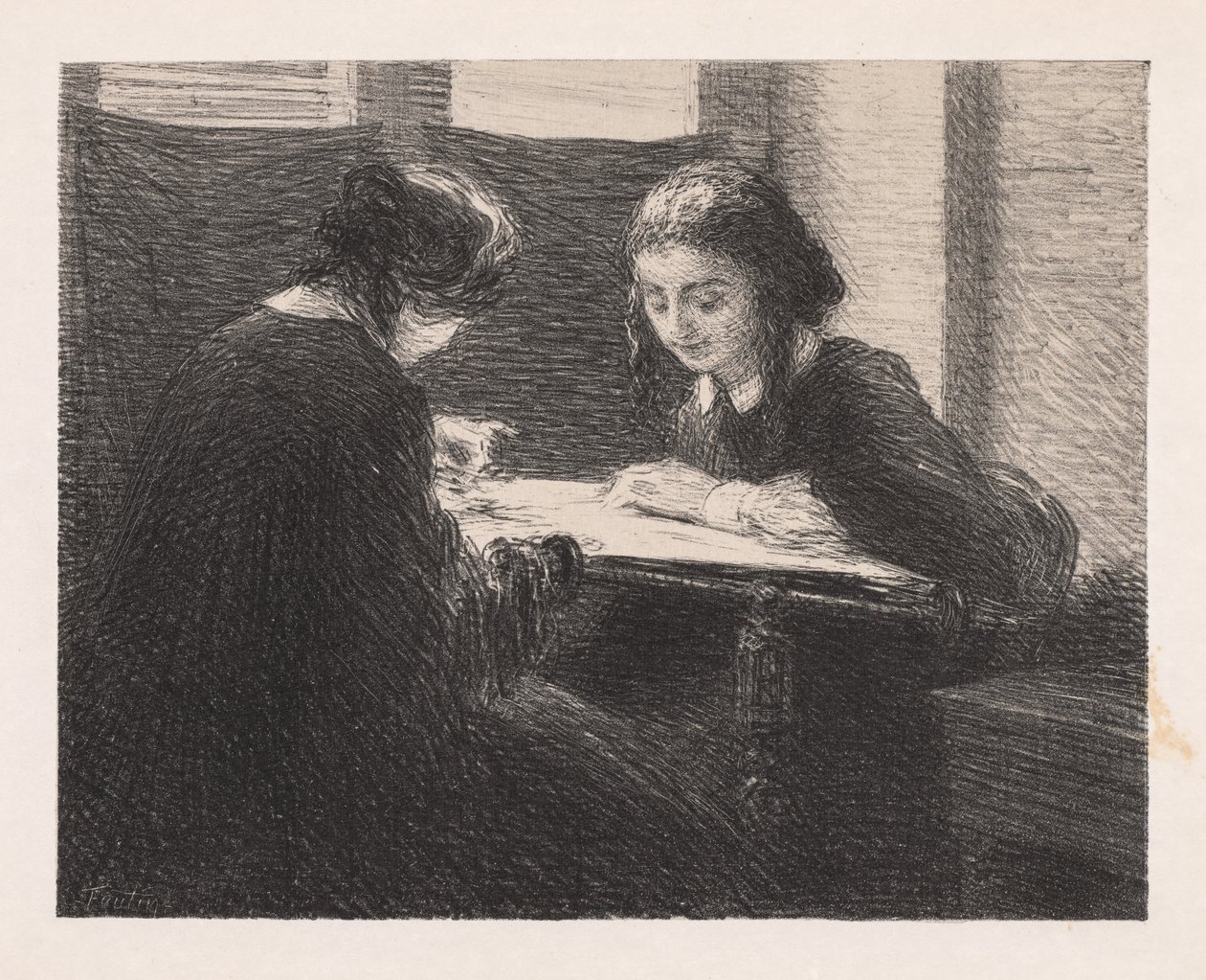 Die Stickerinnen von Ignace Henri Jean Fantin-Latour