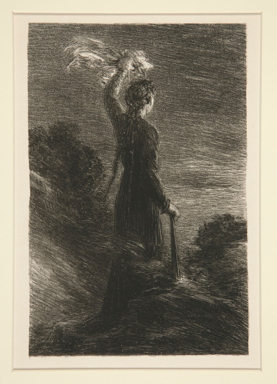 Tristan und Isolde: Akt II, Signal in der Nacht von Ignace Henri Jean Fantin Latour