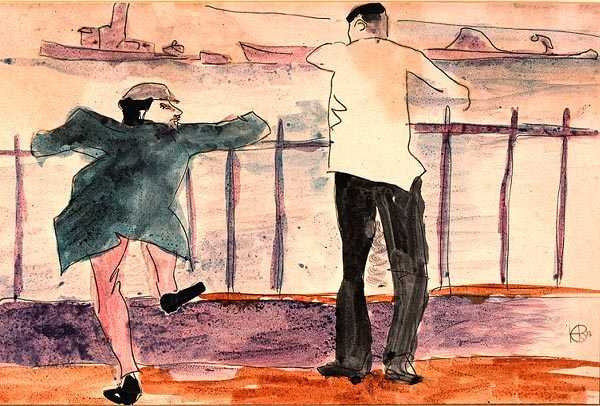 Die Strandpromenade von Henri Gaudier Brzeska
