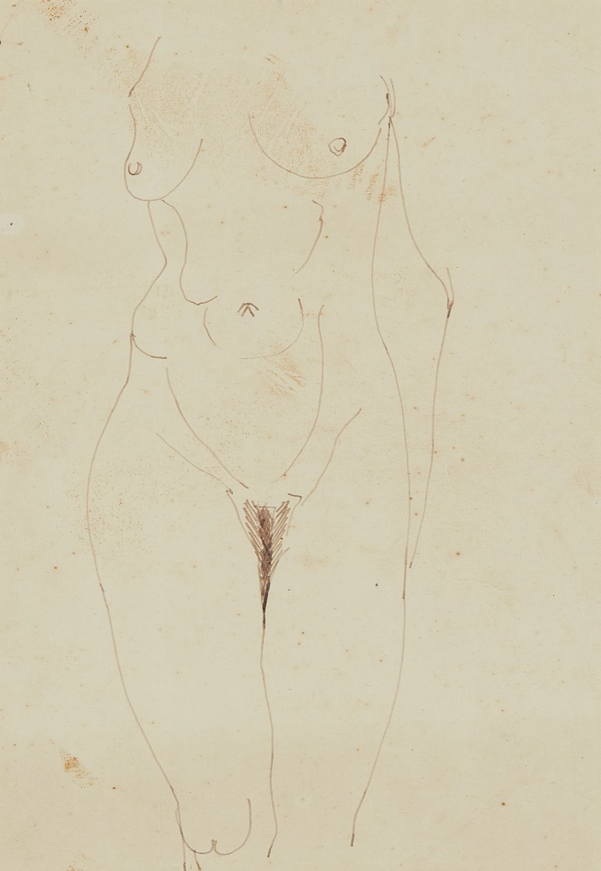 Weiblicher Akt-Torso von Henri Gaudier Brzeska