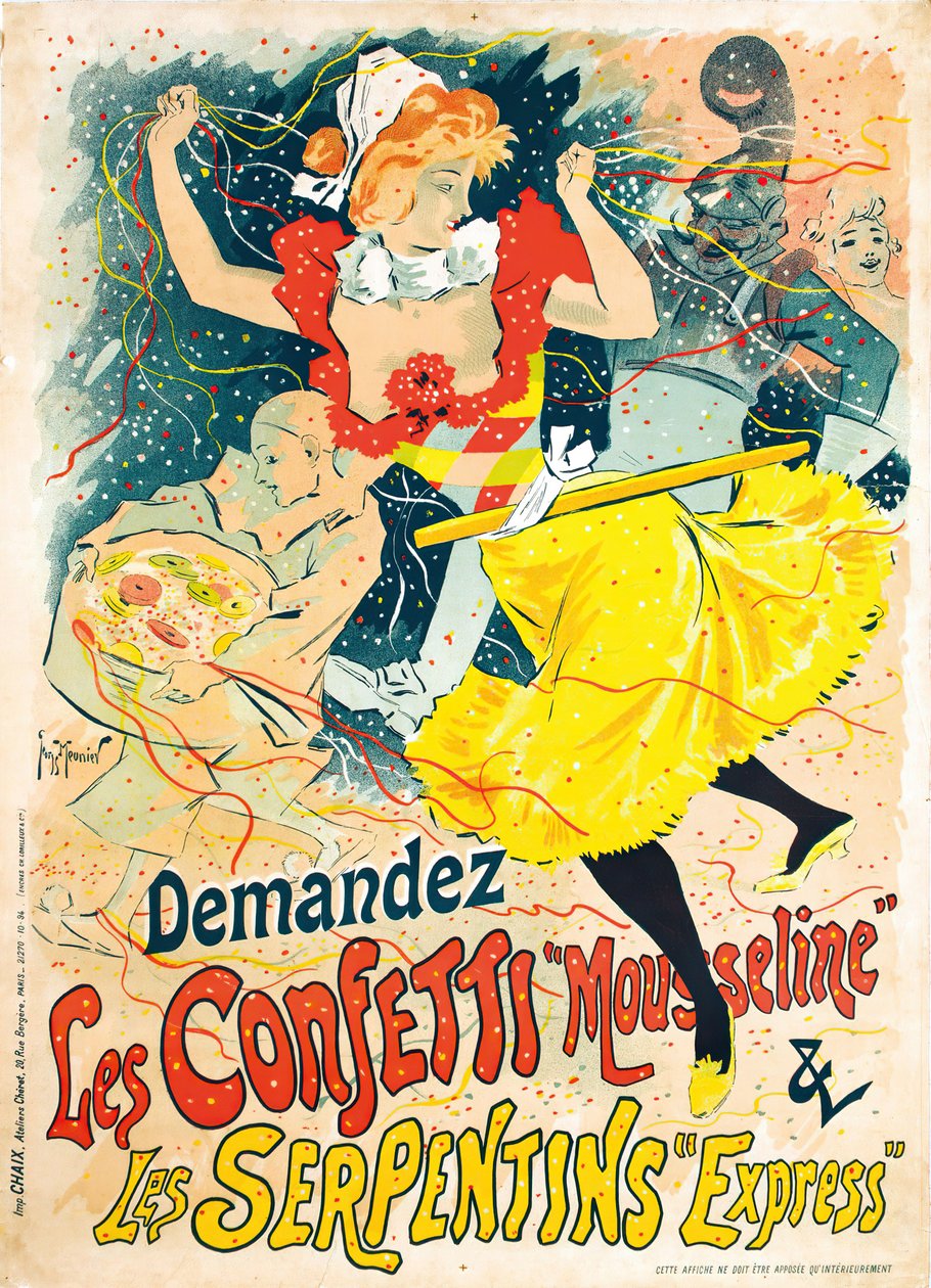 Les Confetti, 1894 von Henri Georges Meunier