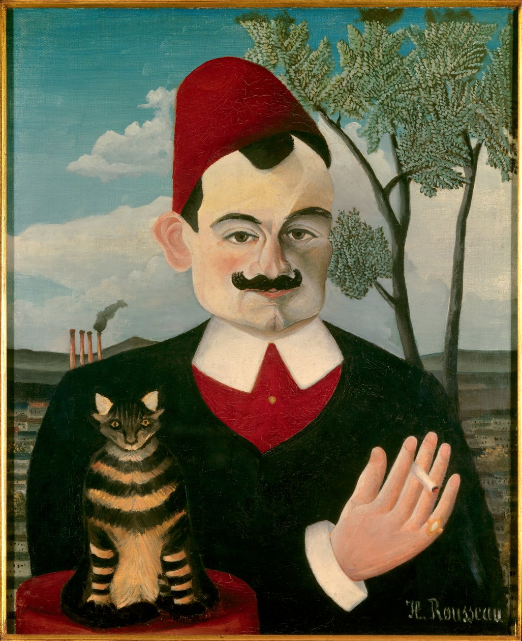 Porträt von Pierre Loti von Henri J.F. Rousseau