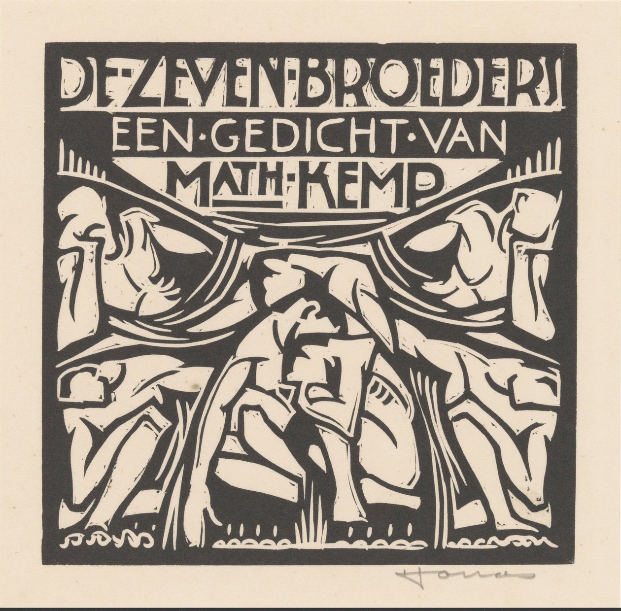 Die sieben Brüder von Henri Jonas (signed by artist)